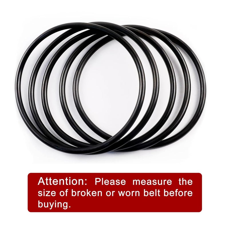 Azefun 5 Packs Rock Tumbler Belts, Replacement Belt Set Compatible with Rock Tumbler A-R1,A-R2,A-R12 for Polishing, Grinding, 78 * 4mm - Image 5